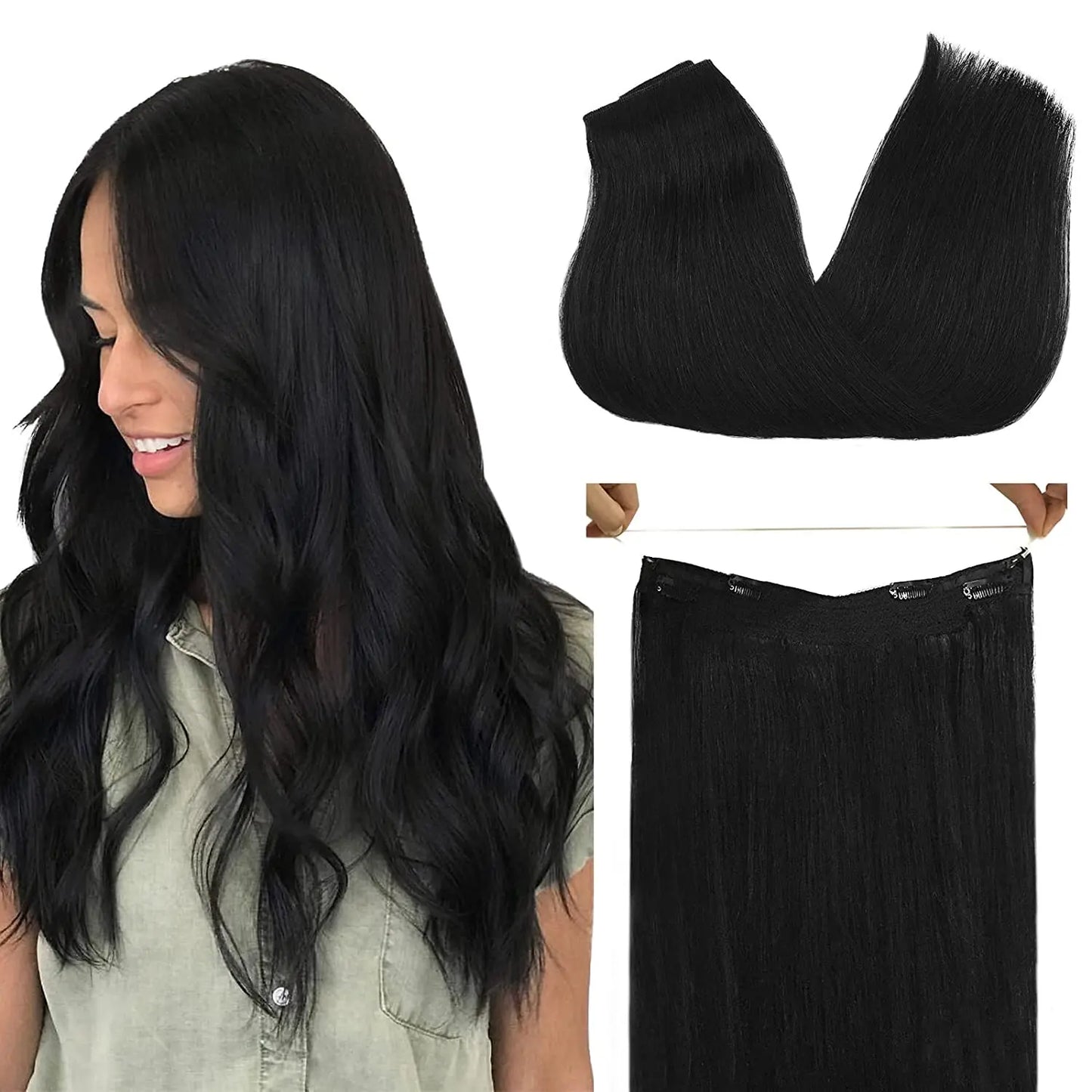 Flip in/Halo Hair 20"/55cm Hair by DEDE
