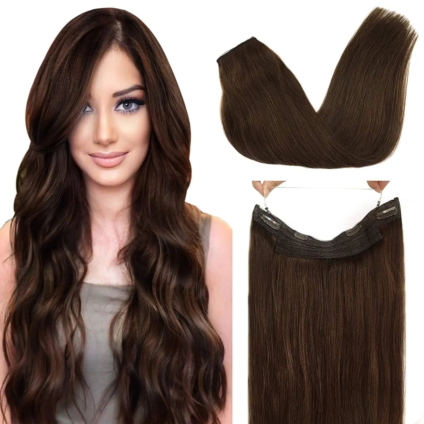 Flip in/Halo Hair 20"/55cm Hair by DEDE