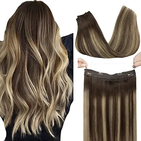 Flip in/Halo Hair 20"/55cm Hair by DEDE