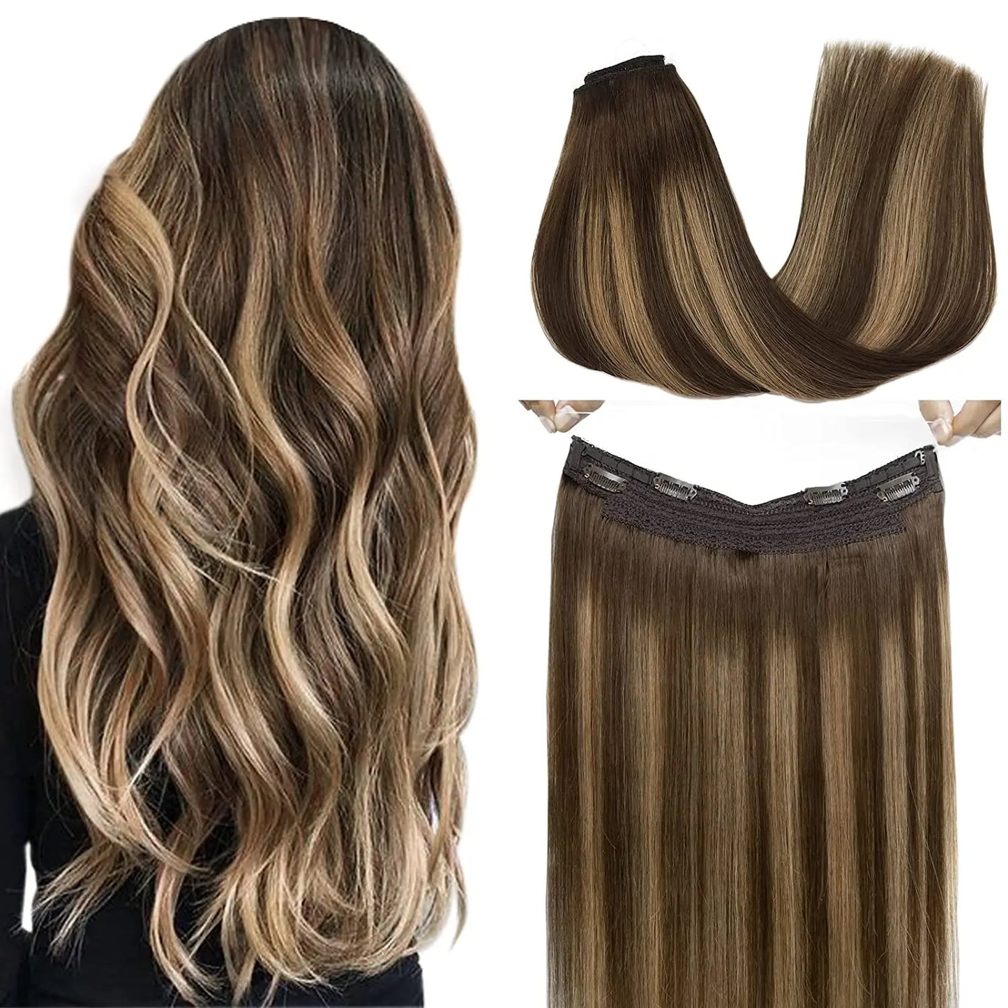Flip in/Halo Hair 20"/55cm Hair by DEDE