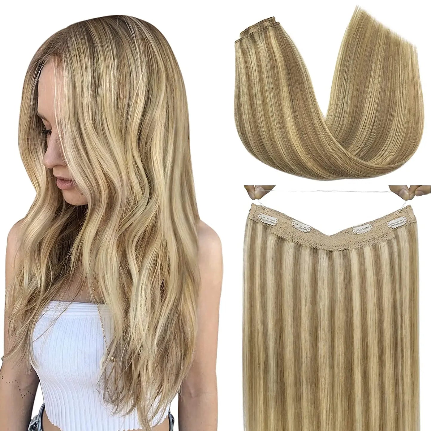 Flip in/Halo Hair 20"/55cm Hair by DEDE