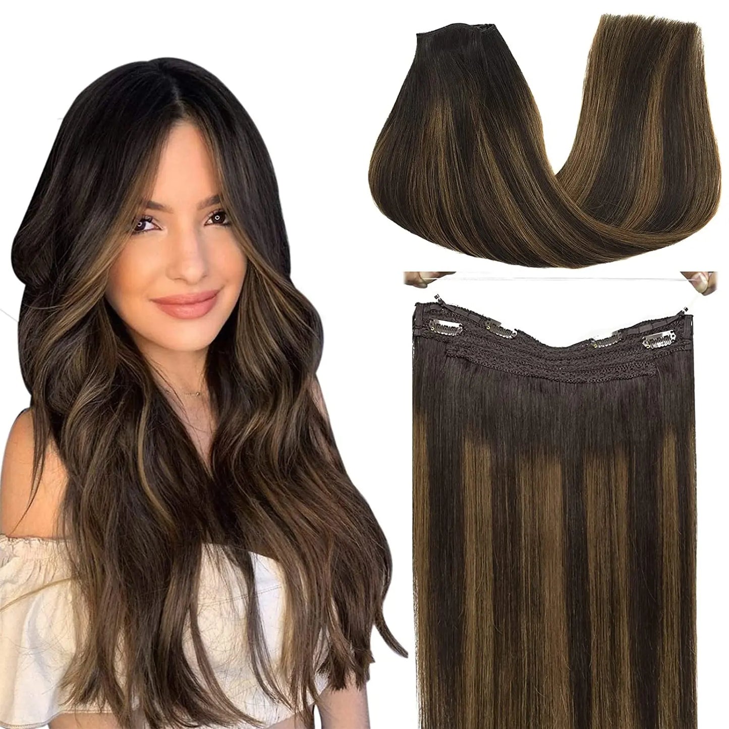 Flip in/Halo Hair 20"/55cm Hair by DEDE