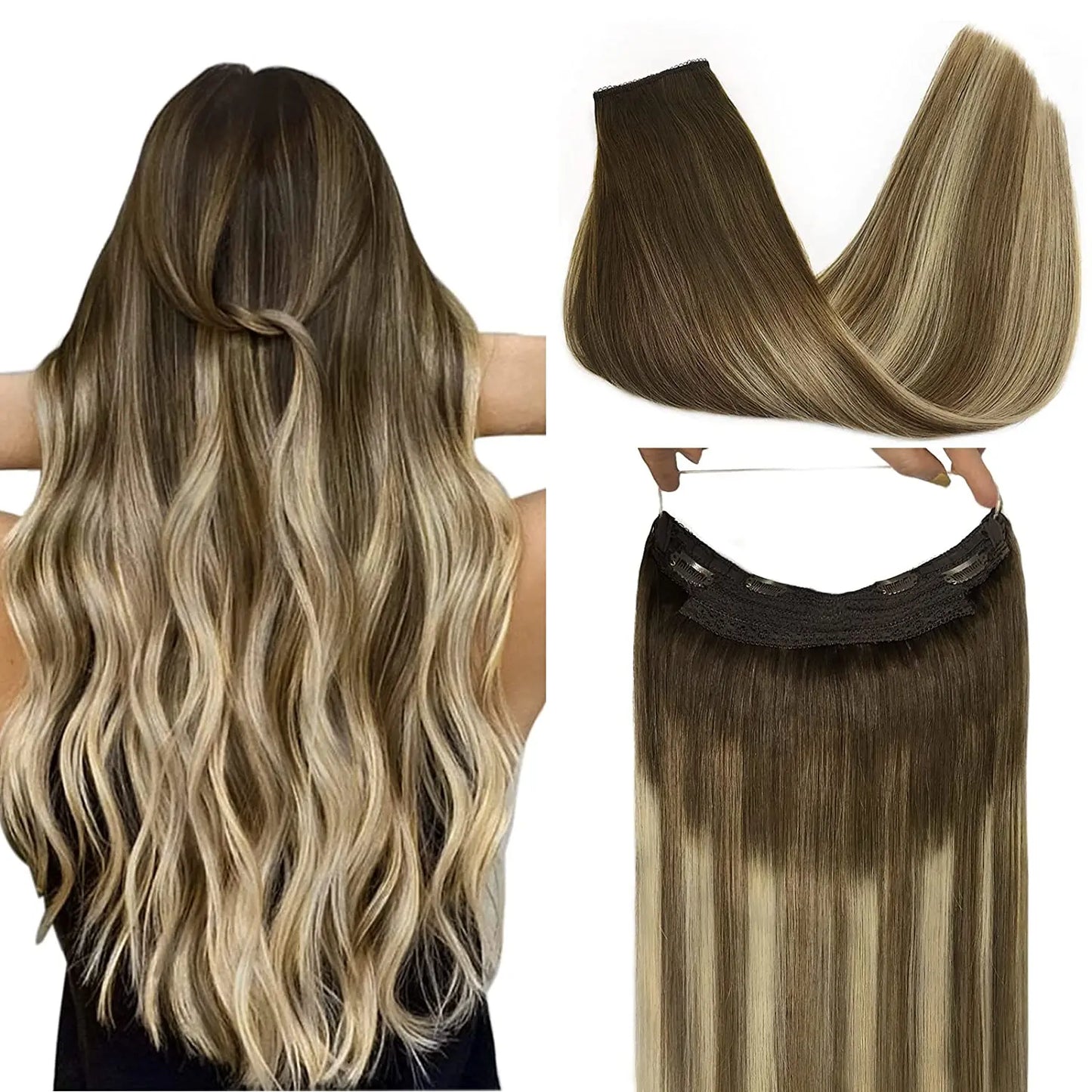 Flip in/Halo Hair 20"/55cm Hair by DEDE