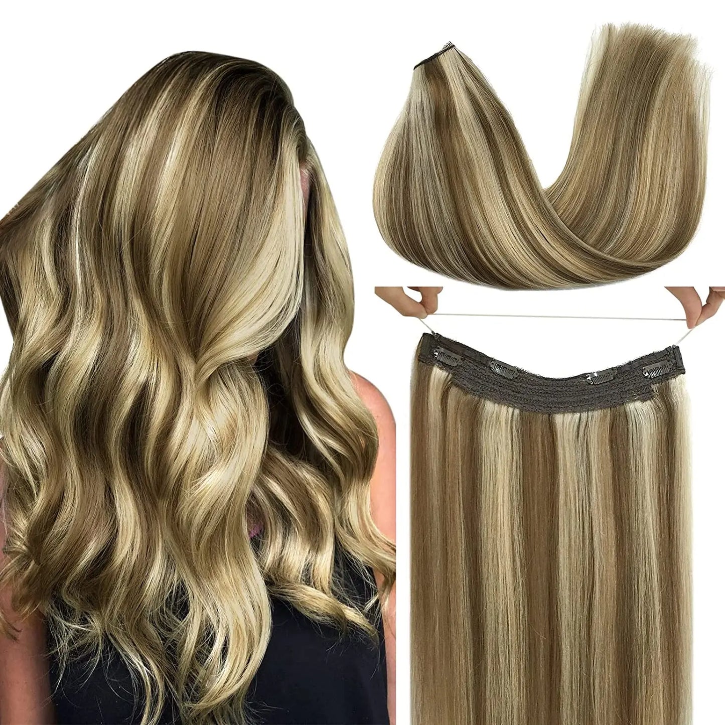 Flip in/Halo Hair 20"/55cm Hair by DEDE