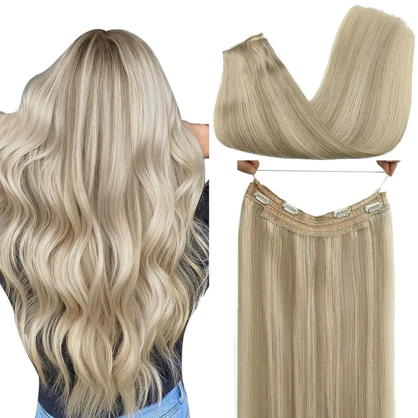 Flip in/Halo Hair 20"/55cm Hair by DEDE