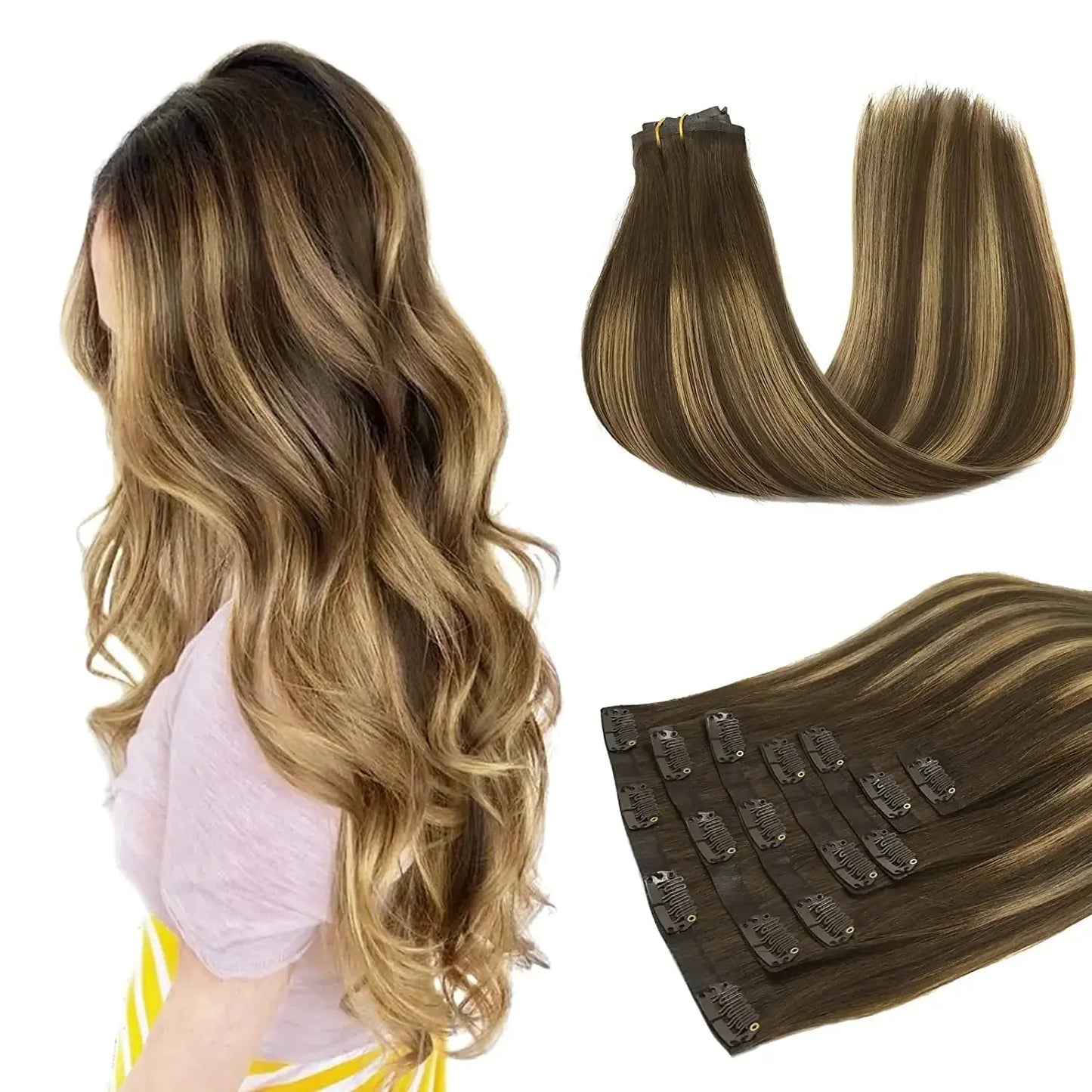 Seamless Clip-in Hair - 18"/45cm Hair by DEDE